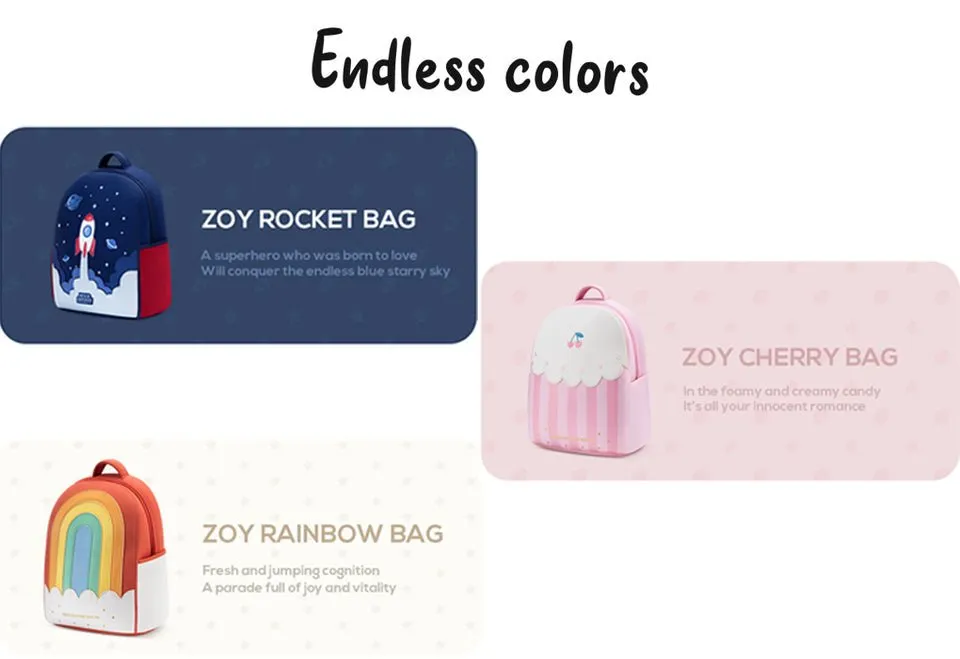 Zoyzoii Kids Backpack - Rocket