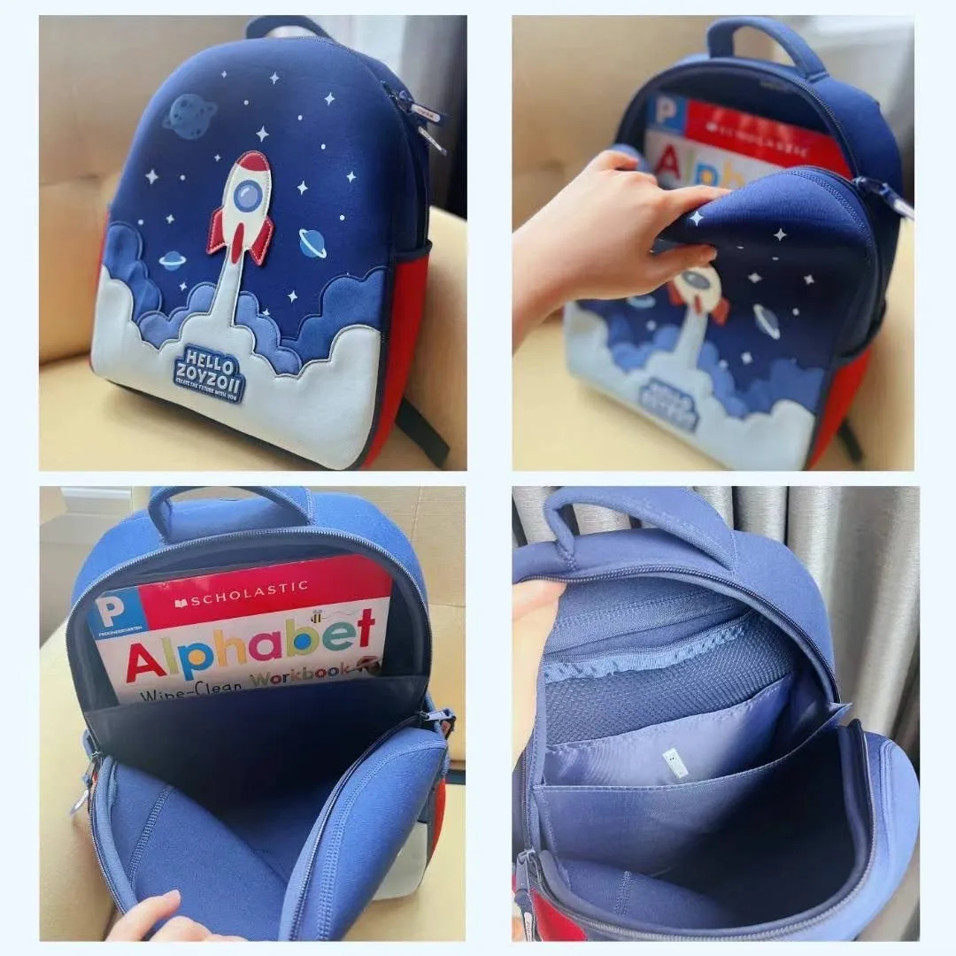 Zoyzoii Kids Backpack - Rocket
